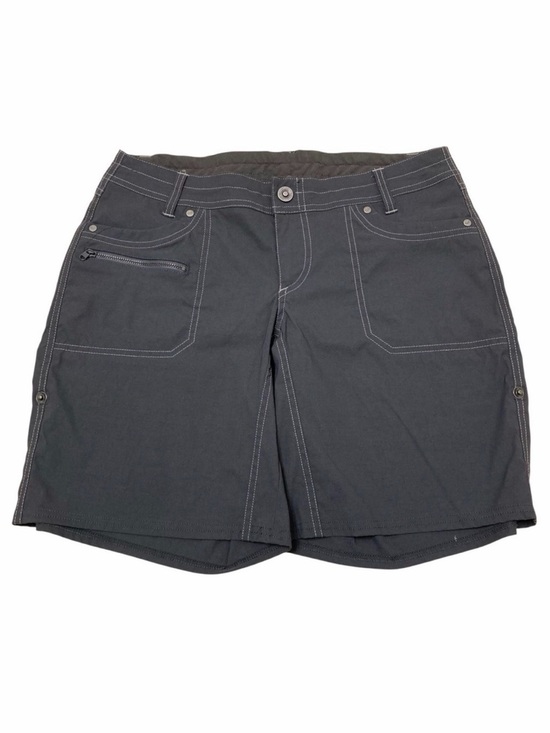 Kuhl Pants - Kuhl Kliffside Air Roll Up Shorts Outdoor Hiking Gray Low Rise Women 10 Gorpcore